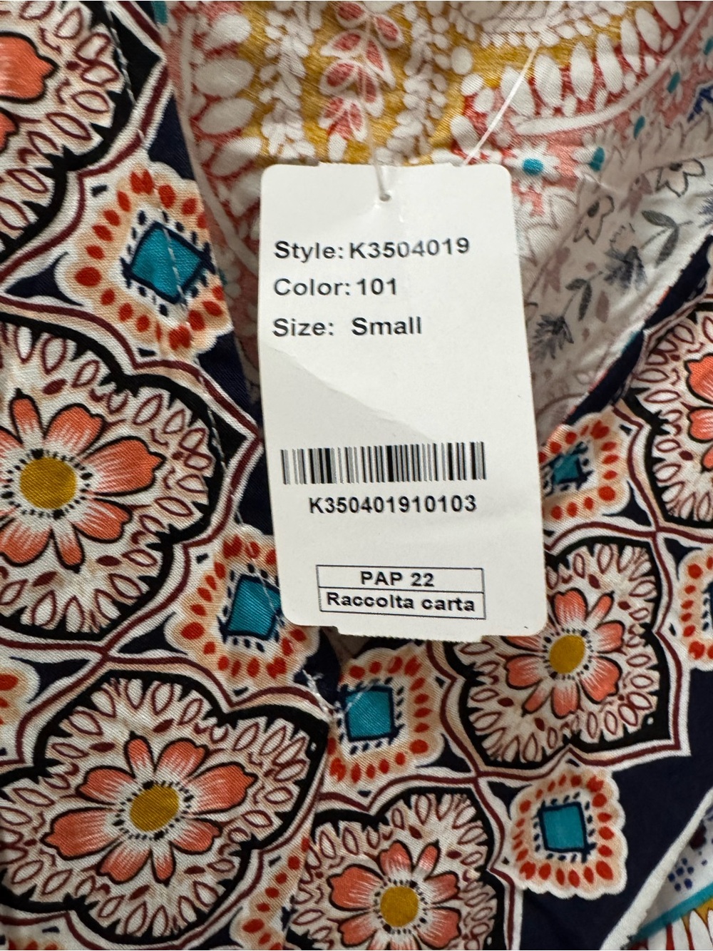 Luukse women's dress Allover Print Ruffle
(Small) Multicolor - Picture 5 of 9